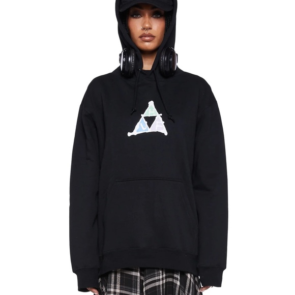 HUF Tops - HUF No-Fi Triple Triangle Hoodie